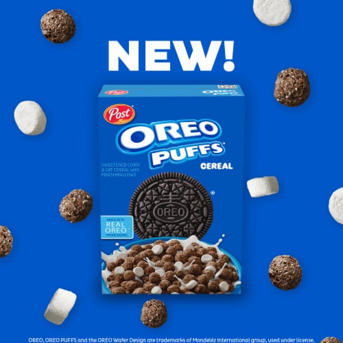 Post OREO PUFFS™ Breakfast Cereal Perspective: left