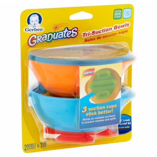 NUK First Essentials Tri-Suction Bowls Perspective: left