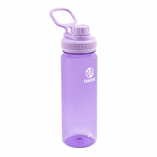 Takeya Tritan Spout Water Bottles - Vivacity Purple/Stormy Black Perspective: left