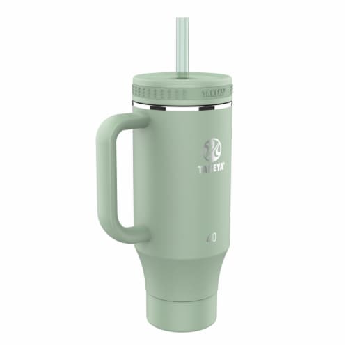 Takeya® Standard Straw Tumbler - Matcha Perspective: left