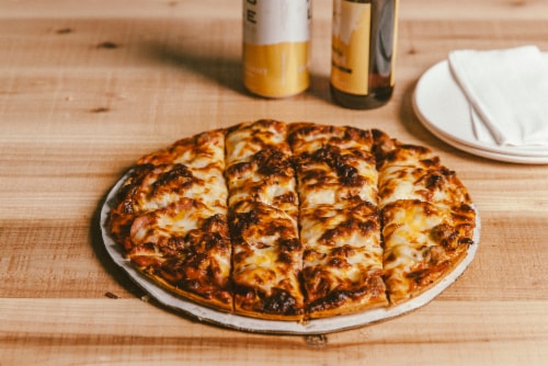 Heggies Pizza® Six Pack Pizza Perspective: left