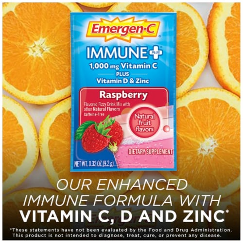 Emergen-C Immune+ Vitamin C Powder Perspective: left