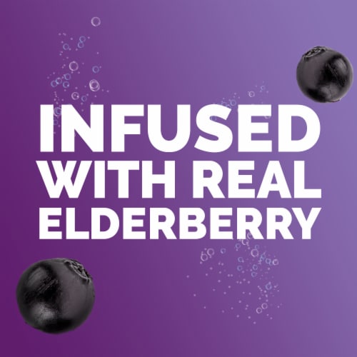 Emergen-C Immune+ Elderberry Fizzy Drink Mix Perspective: left