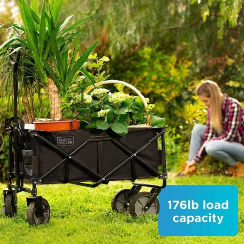 BLACK+DECKER Utility Wagon, Collapsible / Folding Wagon BLACK+DECKER Utility Wagon, Collapsible / Folding Wagon