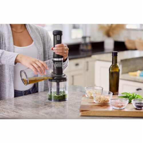 BLACK+DECKER Kitchen Wand Blender Kit, Gray (BCKM1011K01), 1 - Fry's Food  Stores