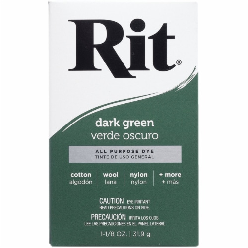 Rit All Purpose Powder Dye - Dark Green Perspective: left
