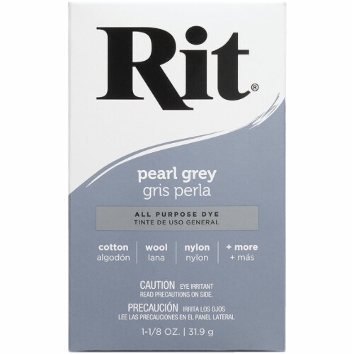 Rit Pearl gray 1-1/8 Oz. Powder Dye 83390 Perspective: left
