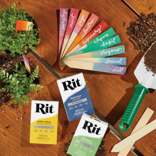 Rit® All-Purpose Golden Yellow Powder Dye Perspective: left