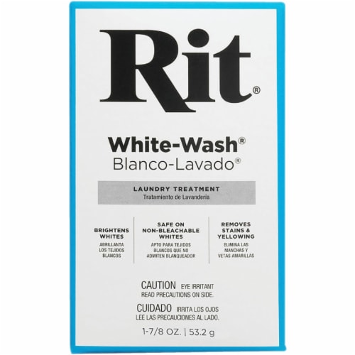 Rit® White-Wash Powder Laundry Treatment Perspective: left