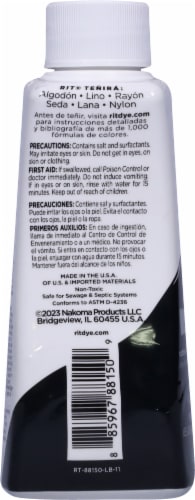 Rit® All Purpose Liquid Dye - Black Perspective: left