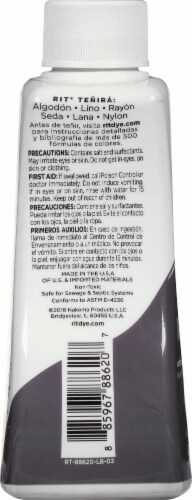 Rit® All Purpose Liquid Dye - Charcoal Gray Perspective: left