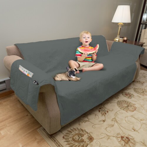 Petmaker Waterproof Couch Cover Brown Sofa Protector For Pets Kids Stain Resistant 111 X76 B 1 unit Fred Meyer