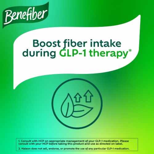 Benefiber Fiber Digestive Health Supplement Powder Perspective: left