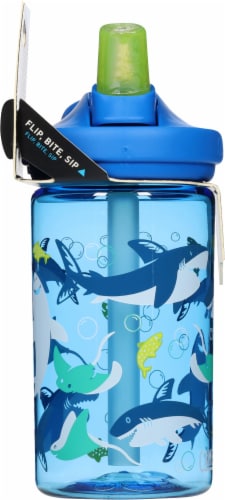 CamelBak® Eddy + Tritan Kids Water Bottle - Sharks and Rays Perspective: left