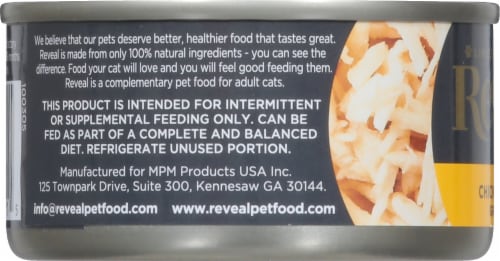 Reveal Grain Free Chicken Breast Cat Food Perspective: left