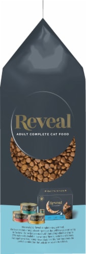 Reveal Adult Complete Dry Cat Food Whitefish Recipe Perspective: left