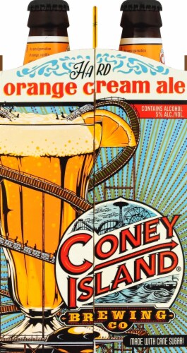 Coney Island Brewing Co. Orange Cream Ale Perspective: left