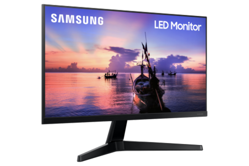 Samsung 24 Inch Class Flat IPS - LF24T350FHN Monitor Perspective: left