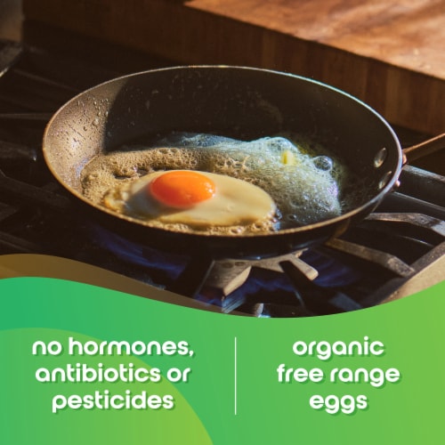 Happy Egg Co.® Organic Free Range Grade A Eggs Perspective: left