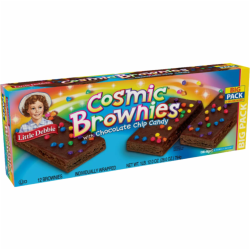 Cosmic Brownie Big Packs, 8 Boxes, 96 Individually Wrapped Brownies