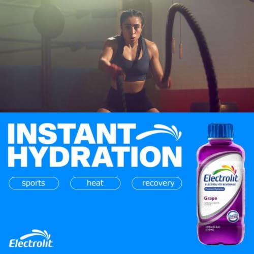 Electrolit™ Grape Electrolyte Beverage Perspective: left