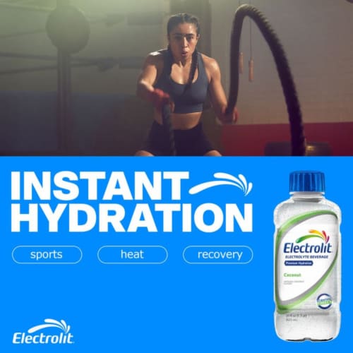 Electrolit™ Coconut Electrolyte Beverage Perspective: left