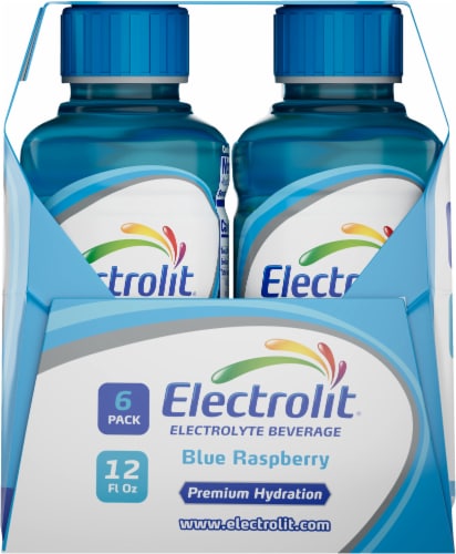 Electrolit® Blue Raspberry Electrolyte Beverage Perspective: left