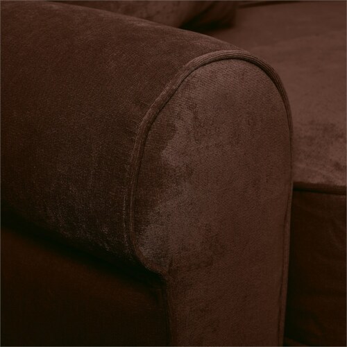 Serta Copenhagen 61 Loveseat Brown Perspective: left