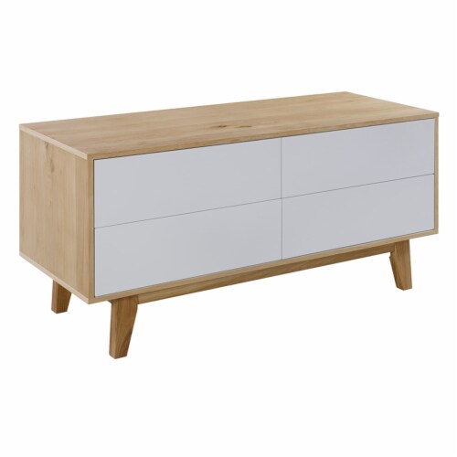 Elle Decor Giselle Sideboard in French Oak Perspective: left