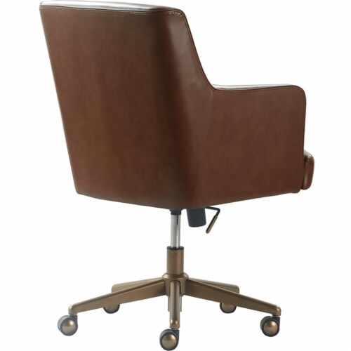 Tommy Hilfiger Belmont Home Office Chair Brown Leather 1 Fred Meyer