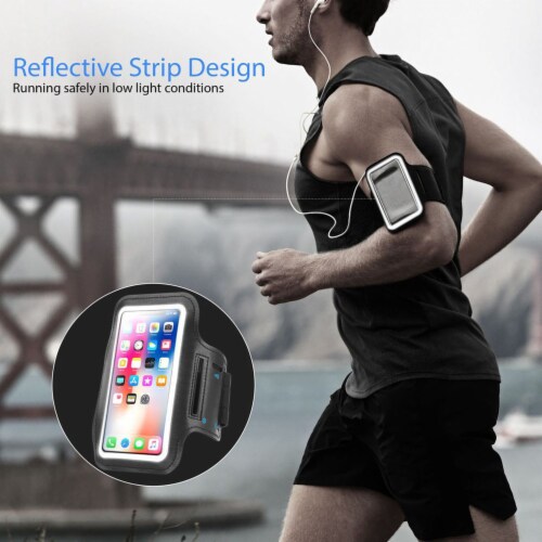 Insten Black Sports Armband Gym Running Case Phone Holder for iPhone PACK Kroger