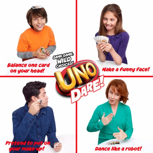 Mattel Uno Dare!™ Card Game Perspective: left