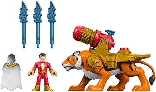 Fisher-Price® Imaginext DC Super Friends Shazam & Tiger Action Figure Perspective: left