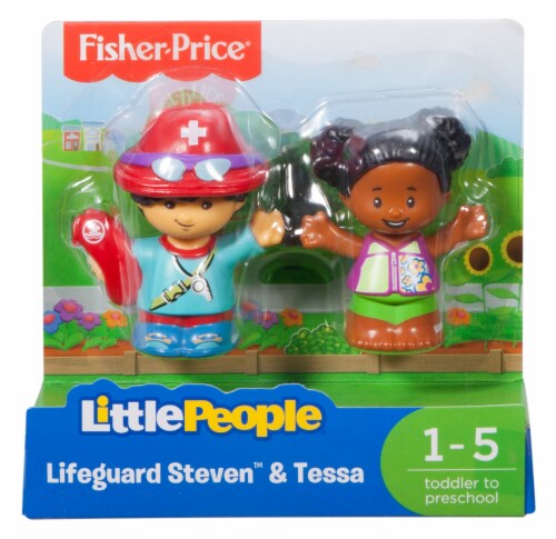 Fisher-Price® Lifeguard Steven™ & Tessa Little People Figures Perspective: left