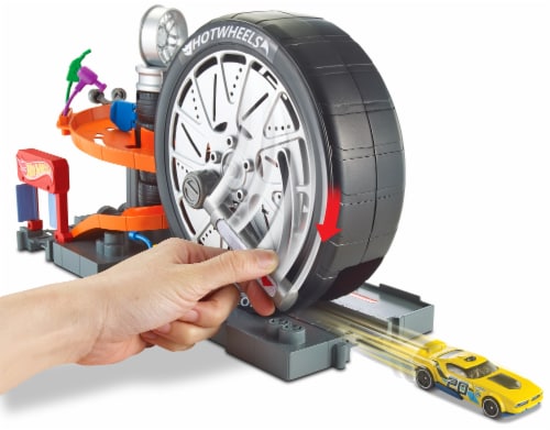 Super spin tire shop shop hot wheels
