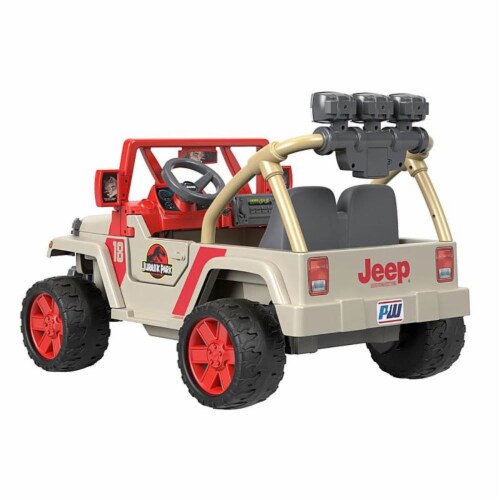 Fisher Price Power Wheels Jurassic Park Jeep Wrangler Ride On 1 ct Harris Teeter