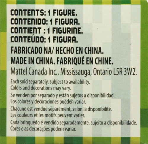 Minecraft Mini Figure Perspective: left