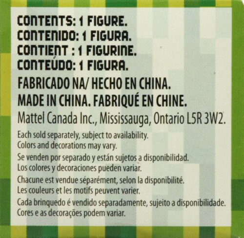 Minecraft Mini Figure Perspective: left