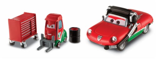 Disney Pixar Cars Giuseppe Motorosi and Alex Machino Perspective: left