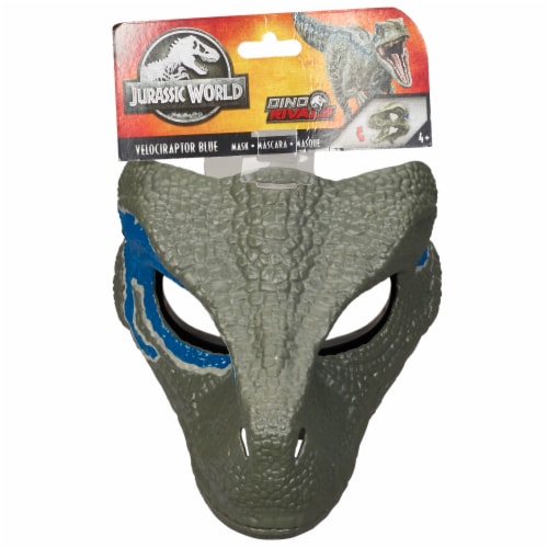 Mattel Jurassic World Velociraptor Camp Cretaceous Mask Blue 1 Ct Smith S Food And Drug