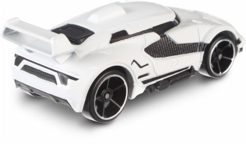 Mattel Hot Wheels® Star Wars First Order Stormtrooper Character Car Perspective: left