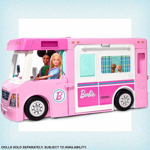 Mattel Barbie 3 in 1 DreamCamper Vehicle and Accessories Playset 1 ct QFC