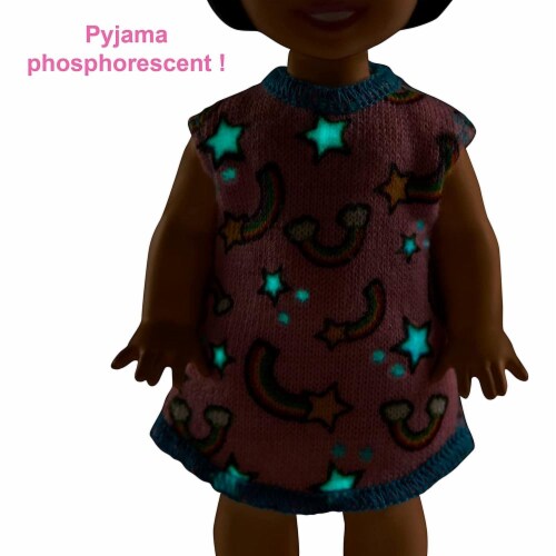 Barbie Skipper Babysitters Inc. Bedtime Playset w/ Skipper Doll, Toddler Doll w/ Glow Pajamas Perspective: left