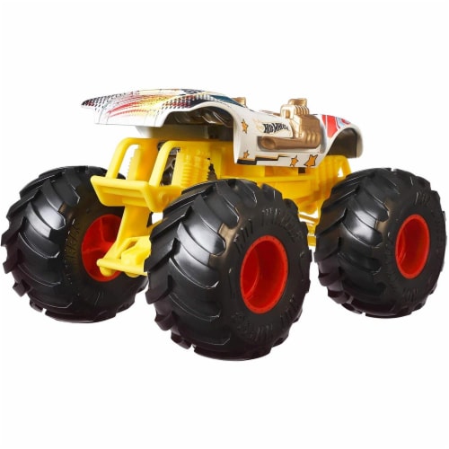 Mattel Hot Wheels® Monster Trucks Giant Wheels Twin Mill Vehicle Perspective: left
