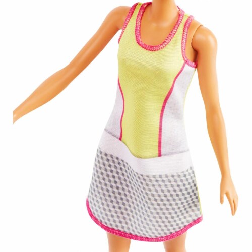 Barbie® Blonde Tennis Player Doll Perspective: left