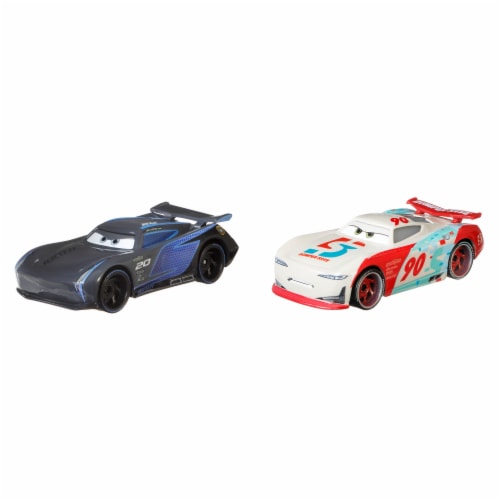 Disney Pixar Cars Jackson Storm & Paul Conrev Toy Racers Perspective: left