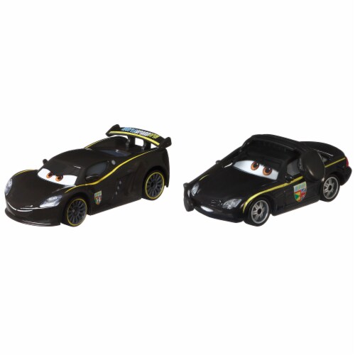 ACTION Cars Die-Cast Car Set - Lewis Hamilton and Bruce Boxmann Perspective: left