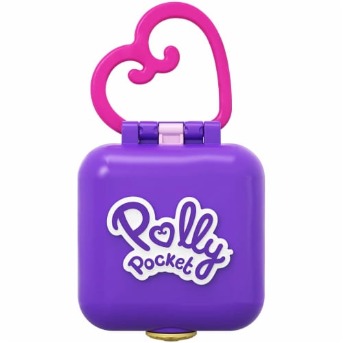 Mattel Polly Pocket Market Tiny Compact Figure Playset Perspective: left