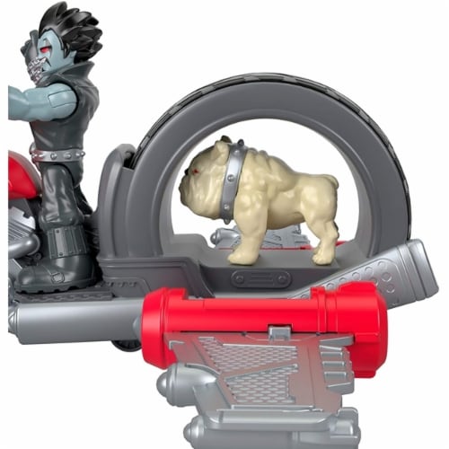 Fisher-Price Imaginext DC Super Friends Lobo & Motorcycle Perspective: left