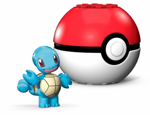 MEGA™ Pokemon™ Poke Ball Building Set -  Squirtle Perspective: left
